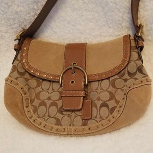 Coach suede purse